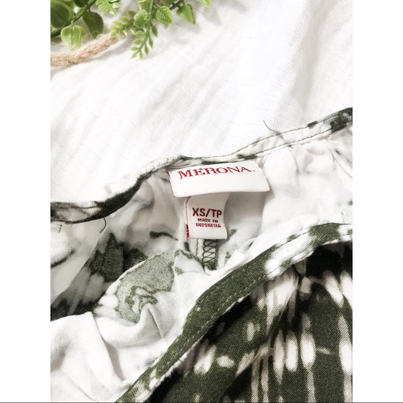 High Low Merona Green Tie Dye Dress - Picture 3 of 3